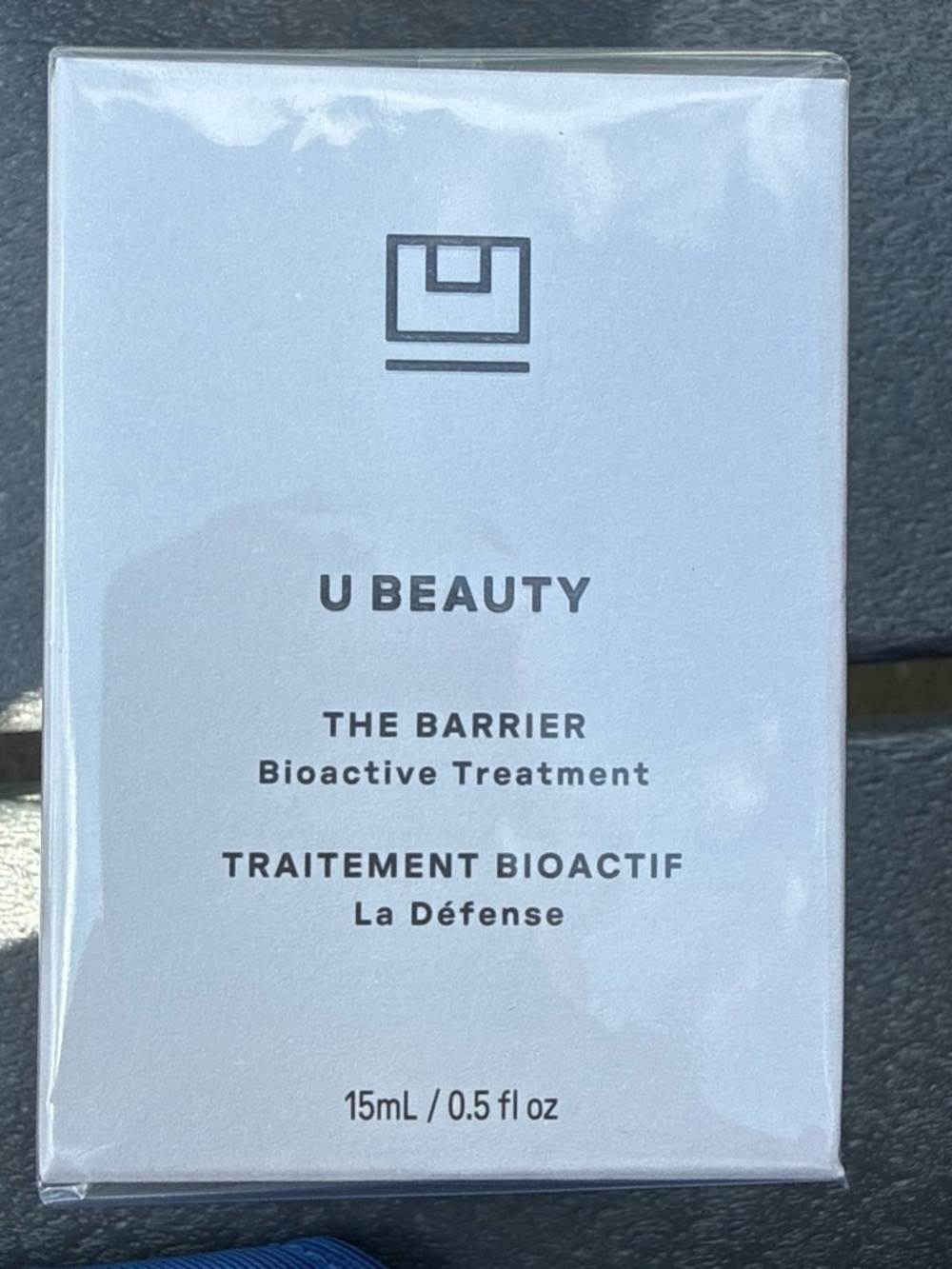 U Beauty The Barrier Bioactive Treatment small size box